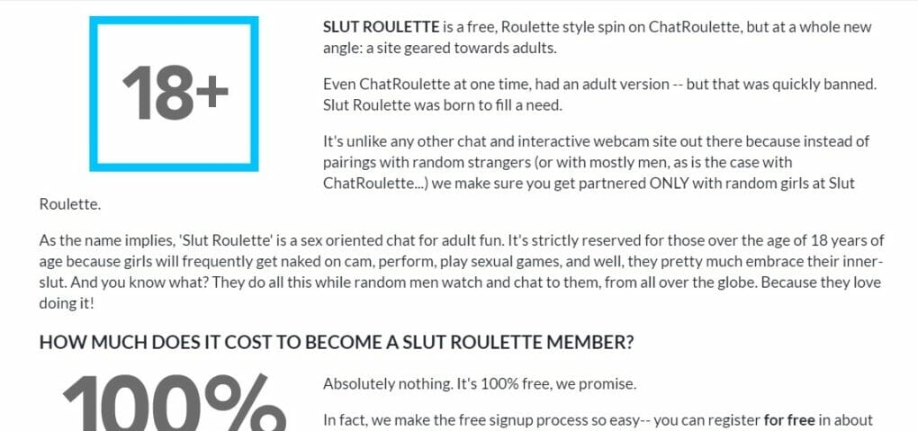 SlutRoulette Dating