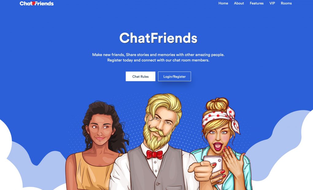 ChatFriend main page